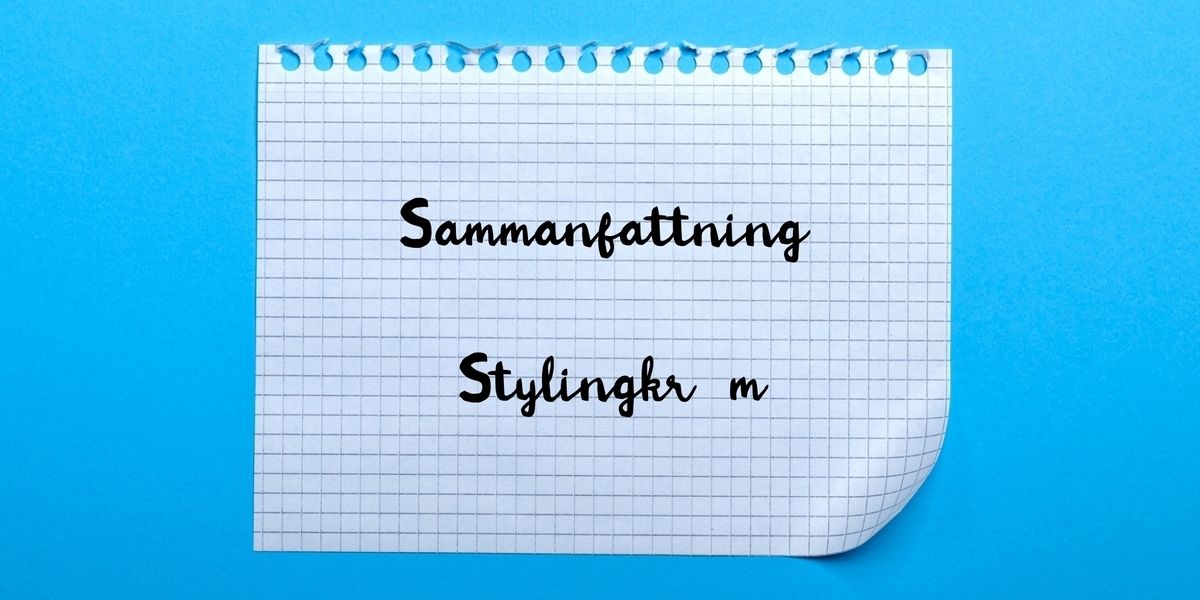 Sammanfattning