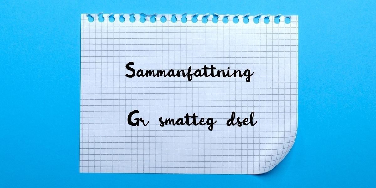 Sammanfattning