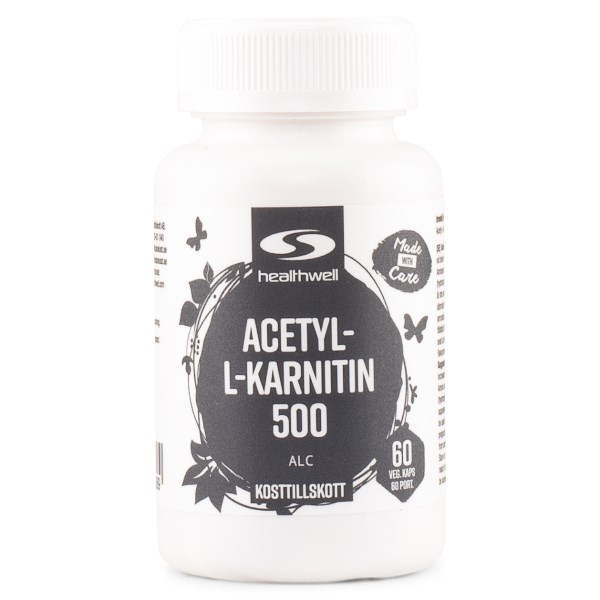Healthwell Acetyl-L-karnitin (60 kapslar)