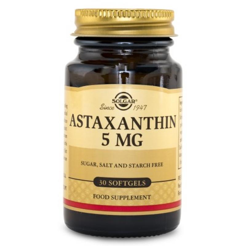 Solgar Astaxanthin Complex 5 mg, 30 kapslar