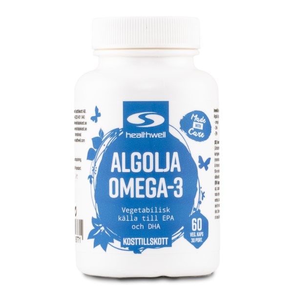 Healthwell Algolja Omega-3 60 kapslar