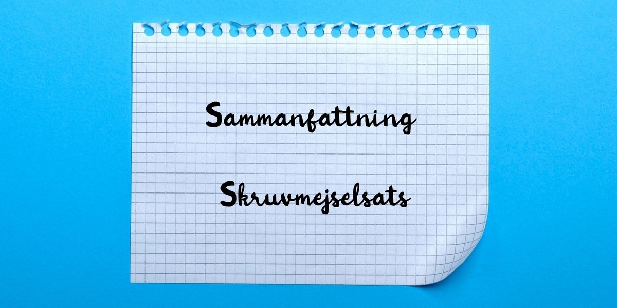 Sammanfattning