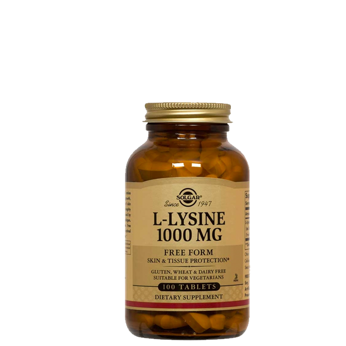 Solgar L-Lysine 1000 mg, 100 tabletter