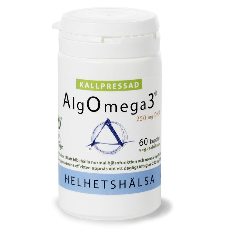 Helhetshälsa Kallpressad AlgOmega3, 60 kapslar