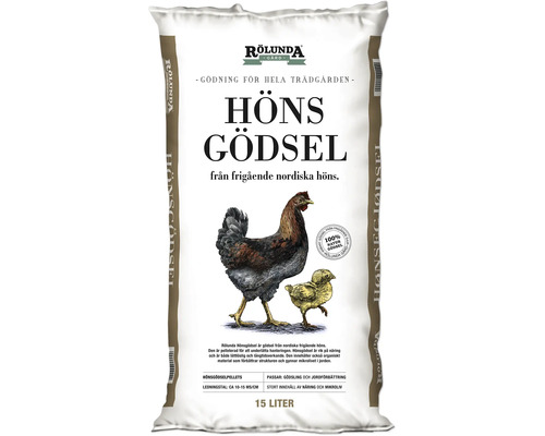 Rölunda Hönsgödsel 15 l