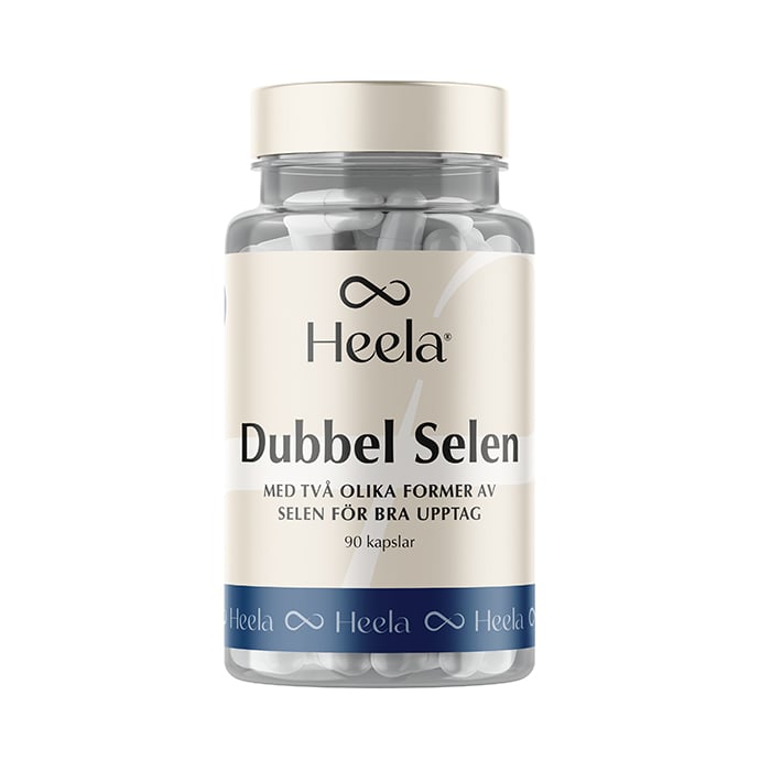 Heela Dubbel Selen 100 µg, 90 kapslar