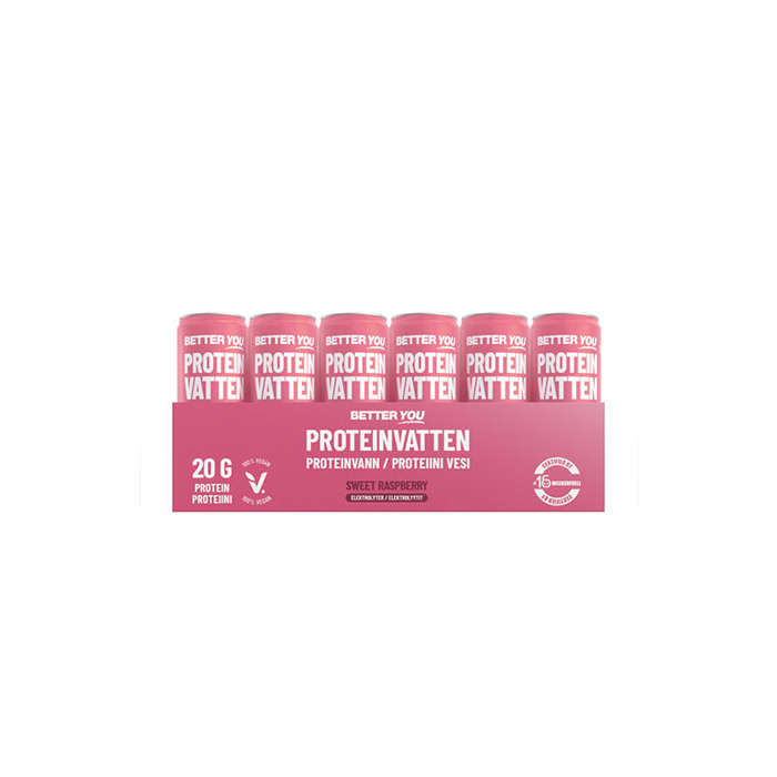 Better You Proteinvatten Elektrolyter Sweet Raspberry 24 x 330 ml