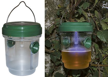 RYOM getingfälla med solcell och LED (2-pack)