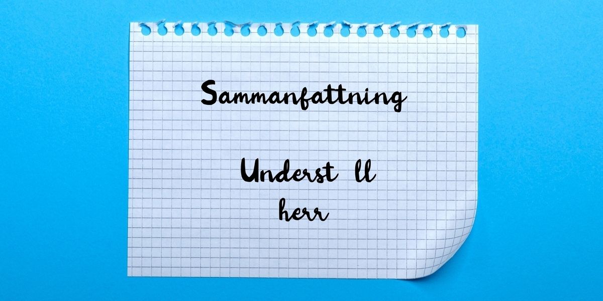 Sammanfattning
