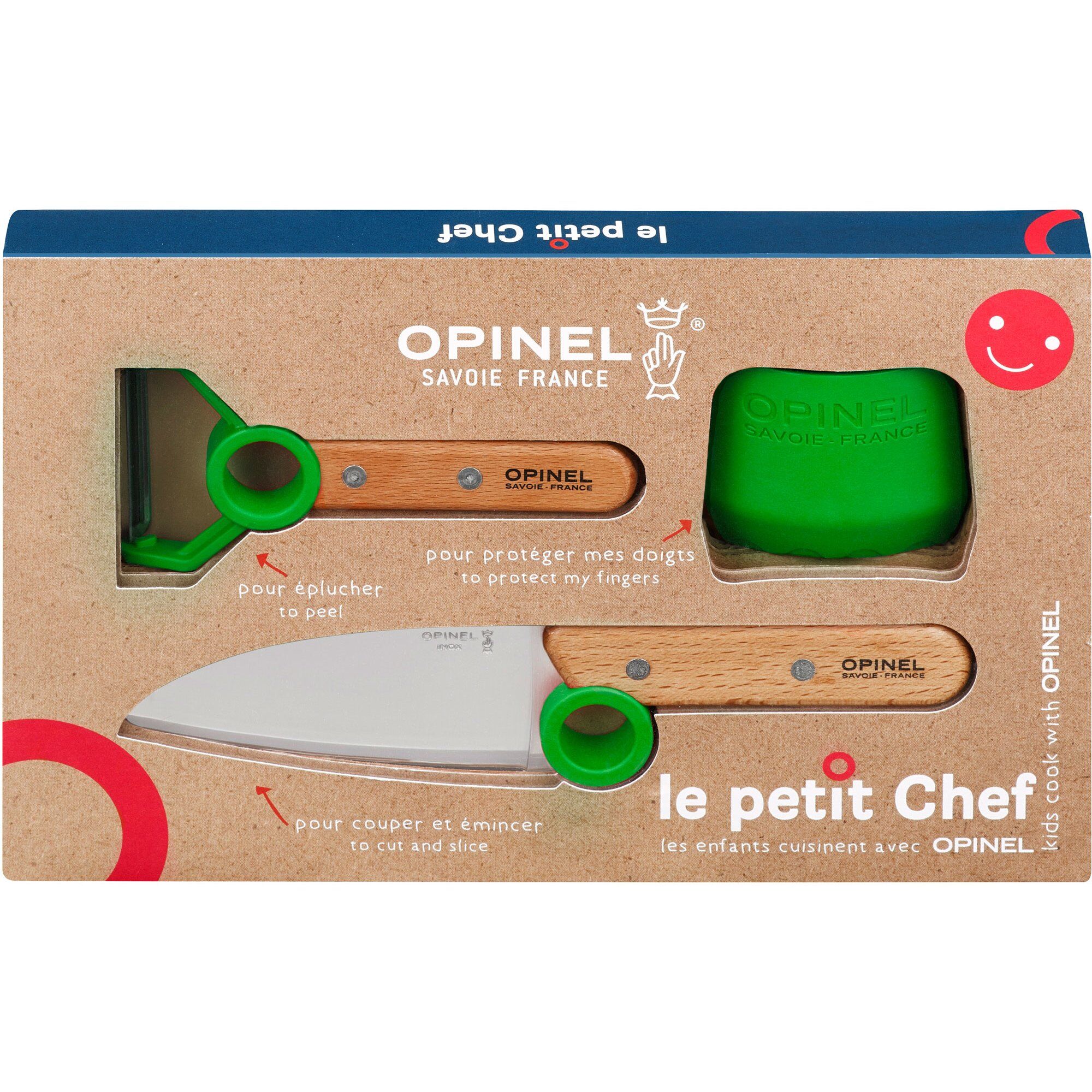 Opinel Le Petit Chef barnset 3 delar