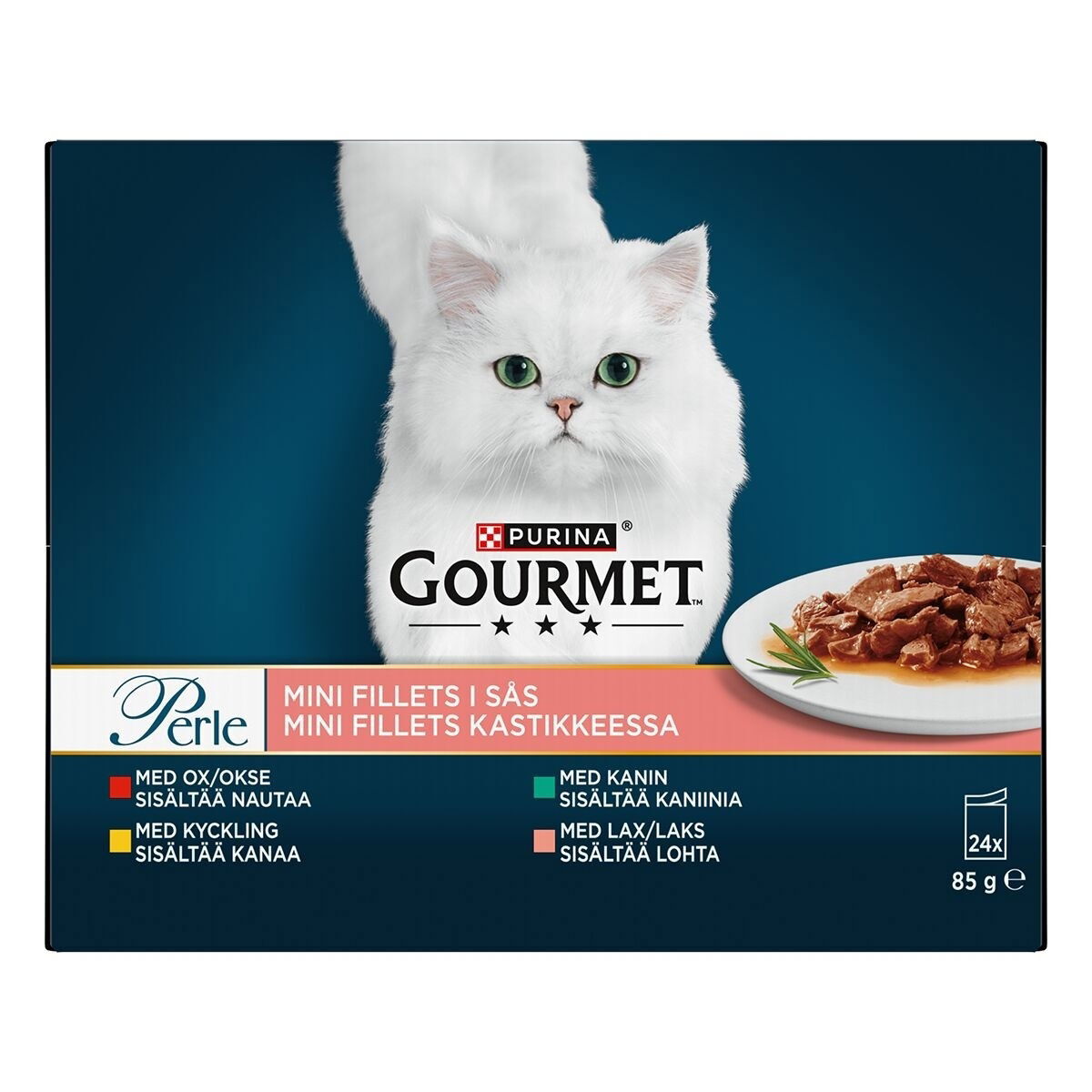 Gourmet Perle Mini Fillets i sås (24 × 85 g)