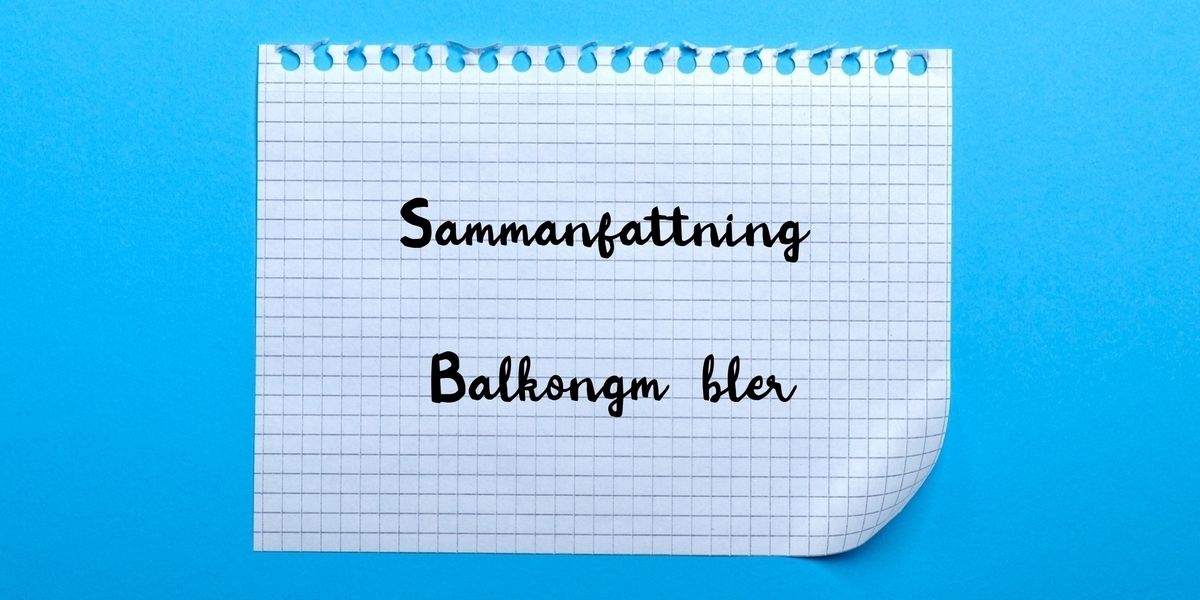 Sammanfattning