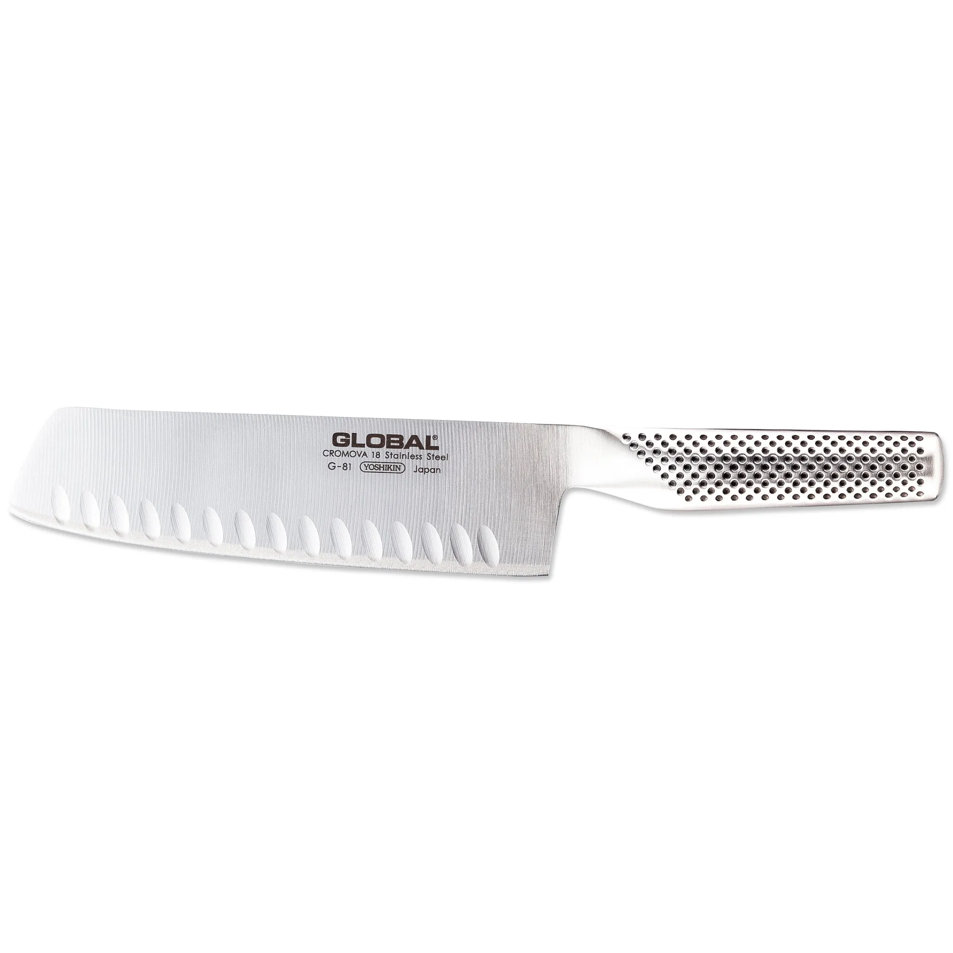 Global G-81 grönsakskniv olivslipad 18 cm