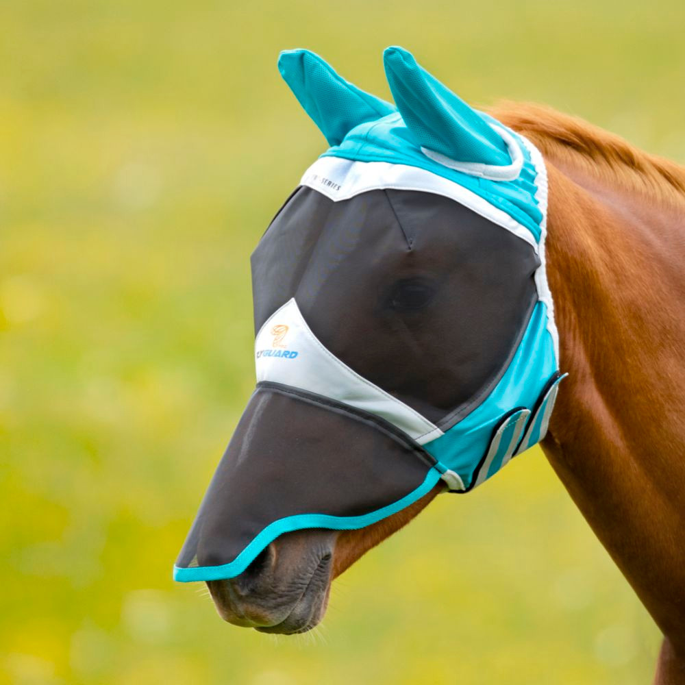 Shires Flyguard Flughuva med öron och nos
