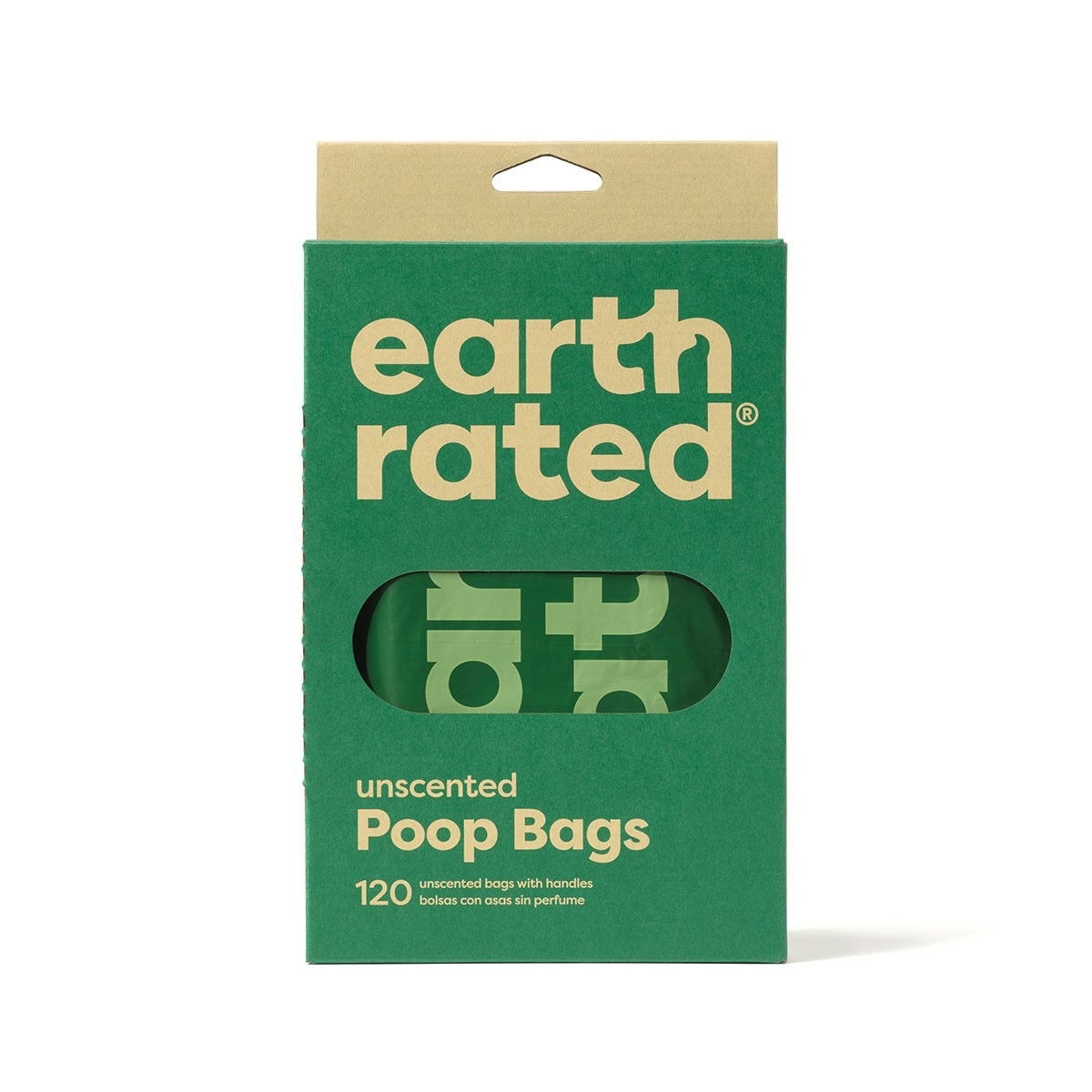 Earth Rated Bajspåsar med handtag 120-pack