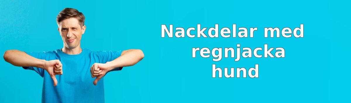 Nackdelar med regnjacka för hund