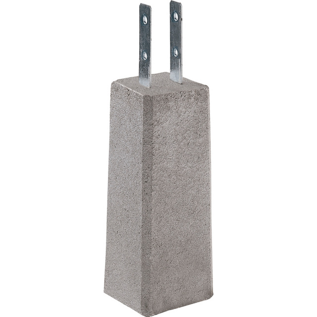 Finja betongplint 500 mm med 3-tumsbeslag