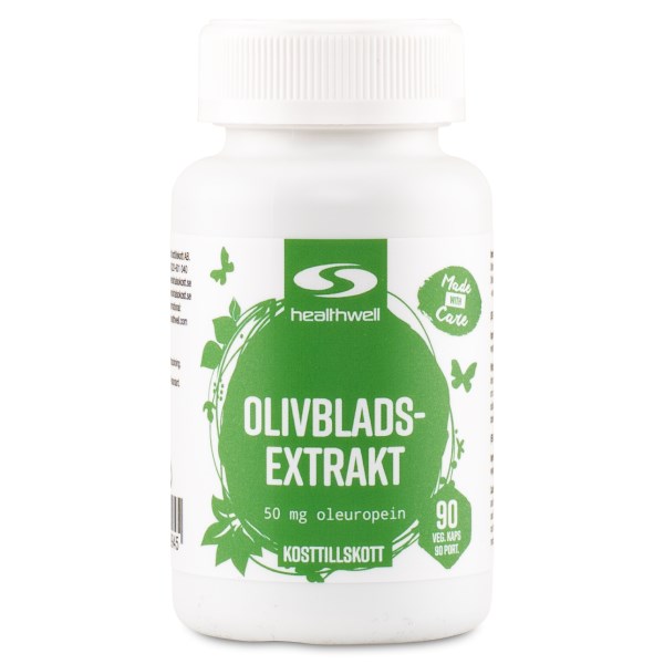 Healthwell Olivbladsextrakt 90 kapslar