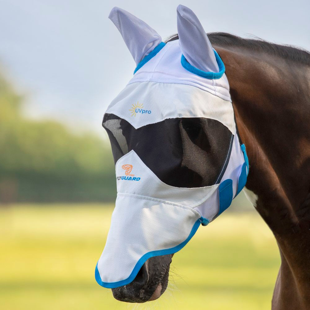 Shires Ultra Pro Flughuva med öron och nos