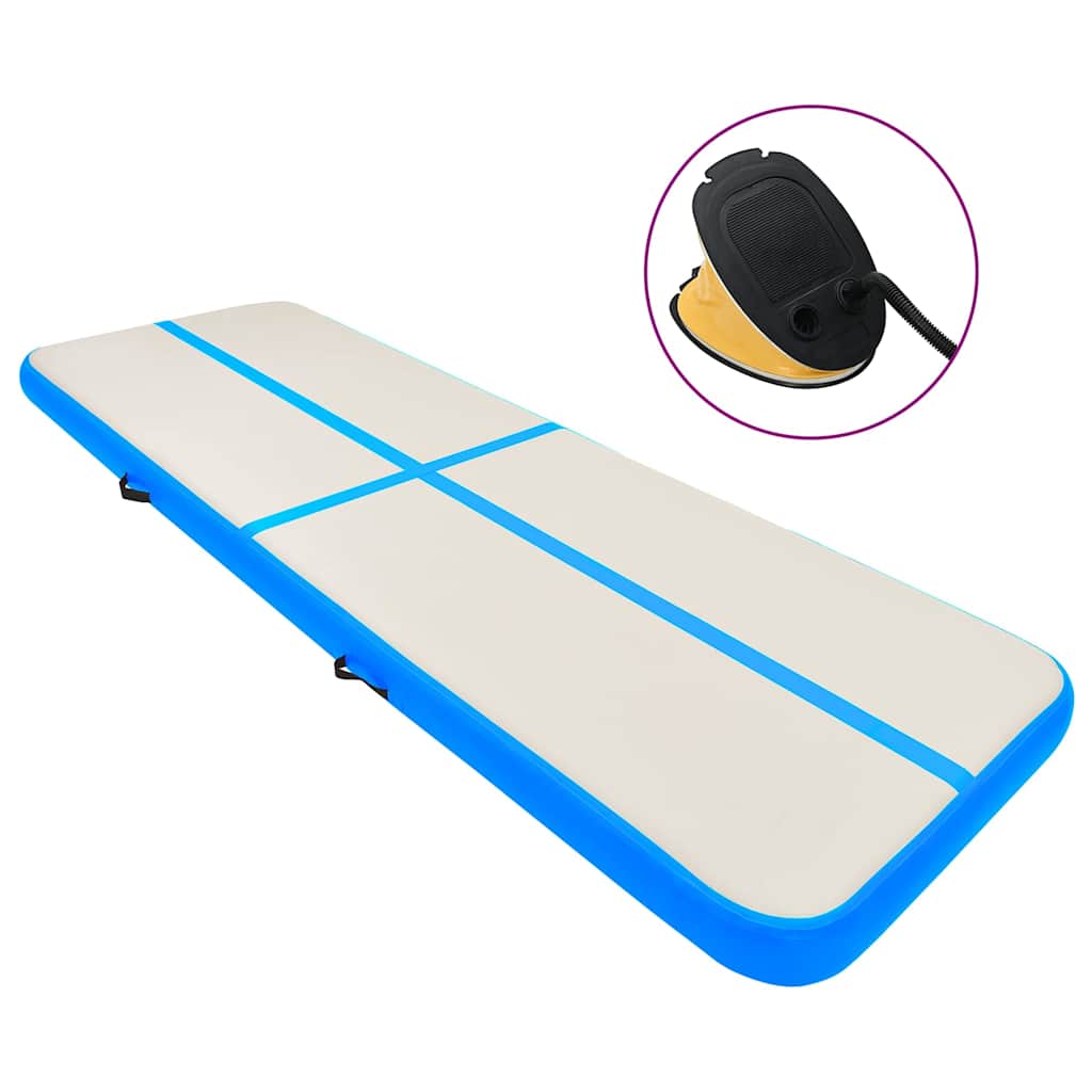 vidaXL uppblåsbar gymnastikmatta 500 × 100 × 20 cm