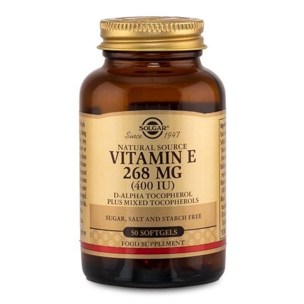 Solgar Vitamin E 268 mg 50 kapslar