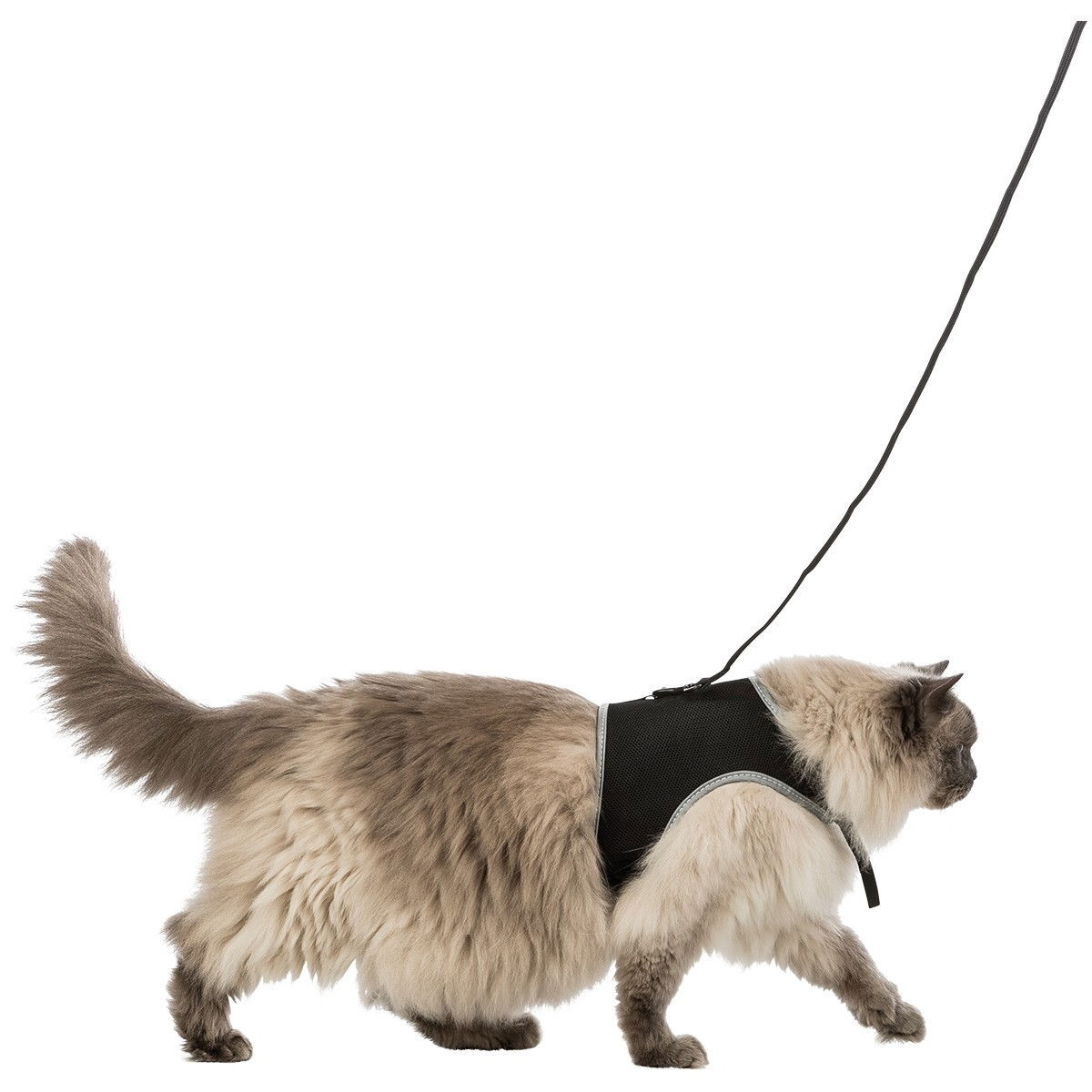 Trixie mjuk kattsele med koppel XL (36–54 cm)
