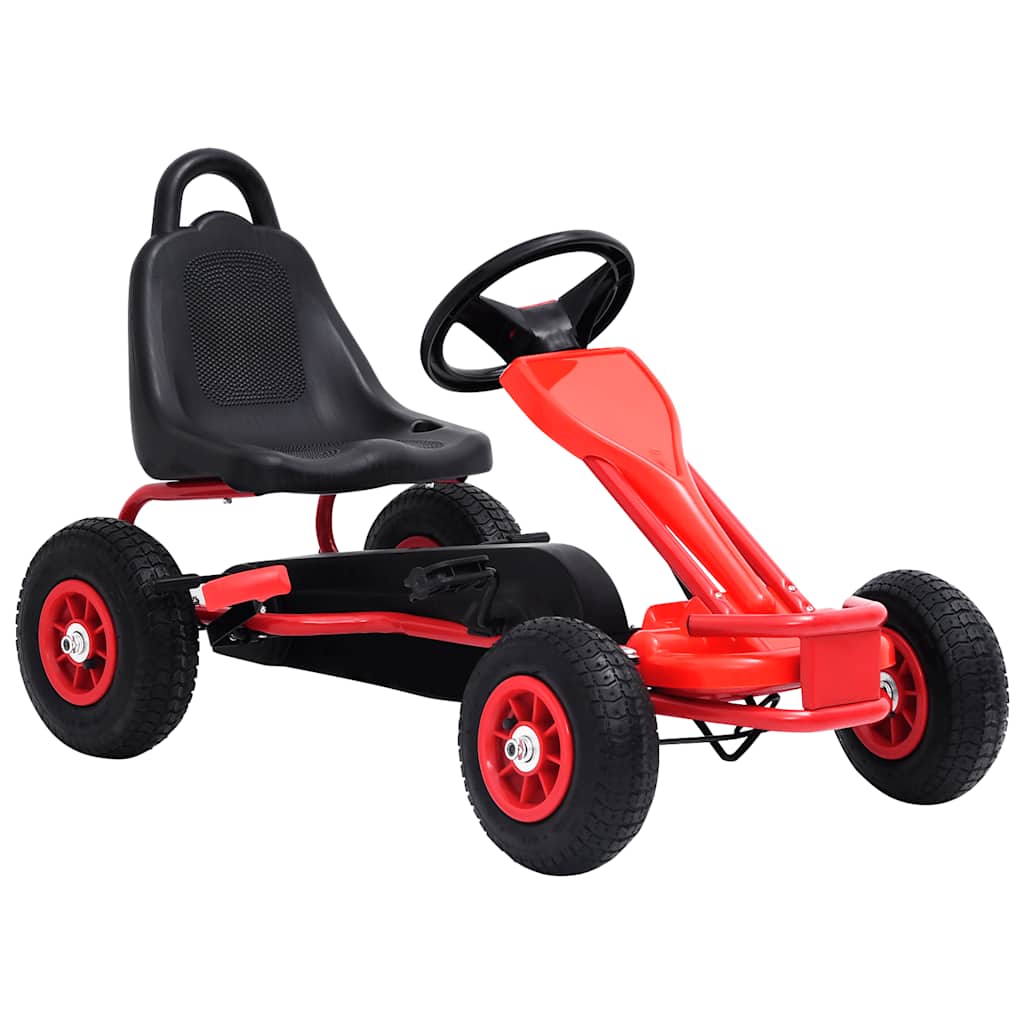vidaXL Pedalgokart med luftdäck
