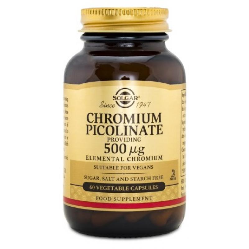 Solgar Chromium Picolinate 500 µg 60 kapslar