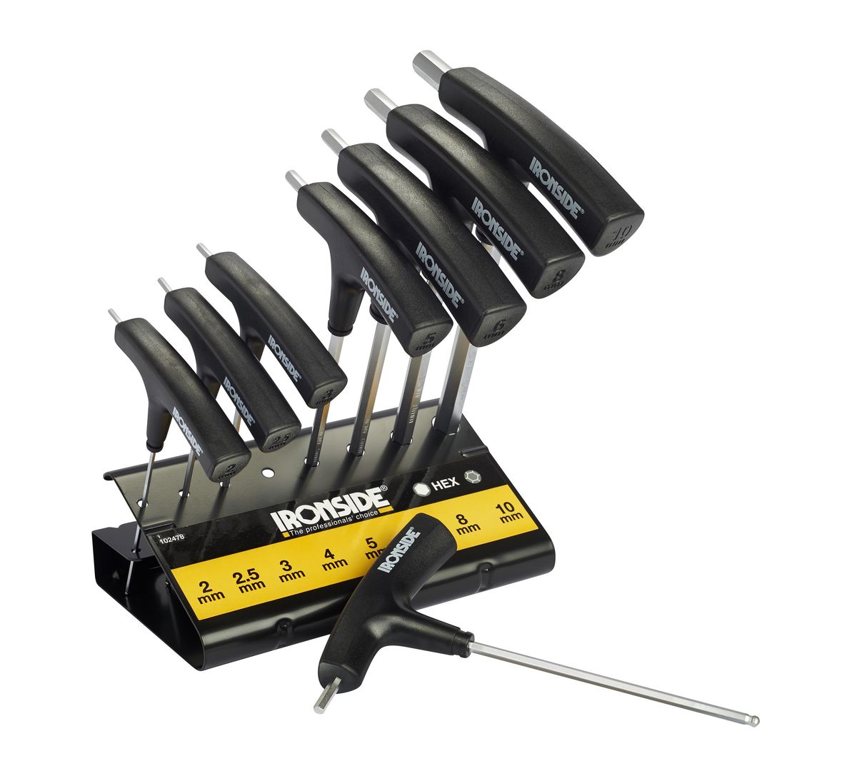 Ironside 102478 T-handtag 8 delar