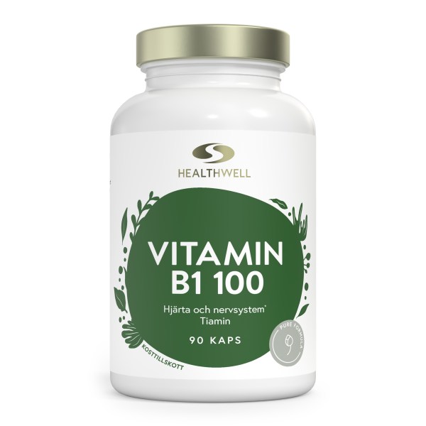 Healthwell Vitamin B1 100 (90 kapslar)