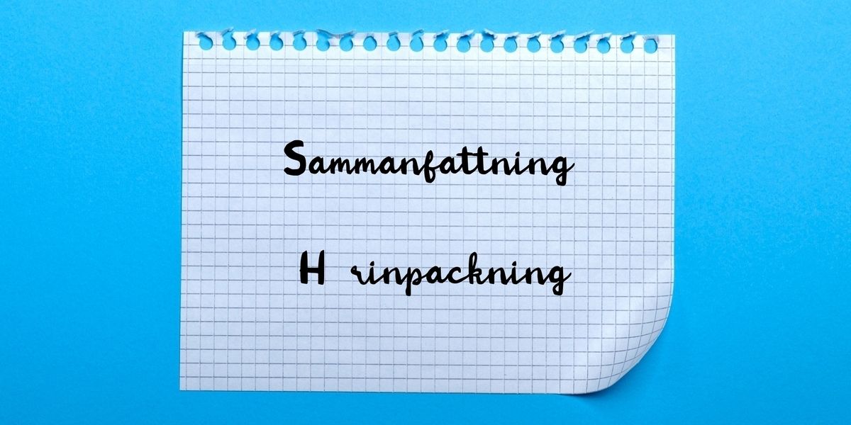 Sammanfattning