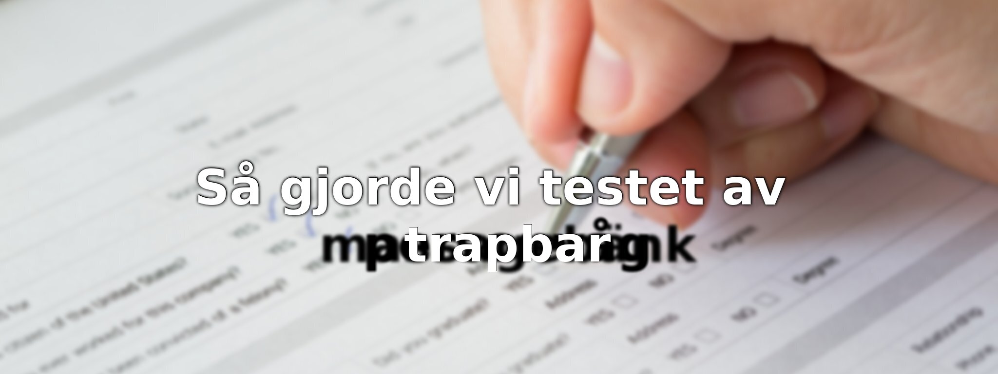 Så har vi bedömt trapbars