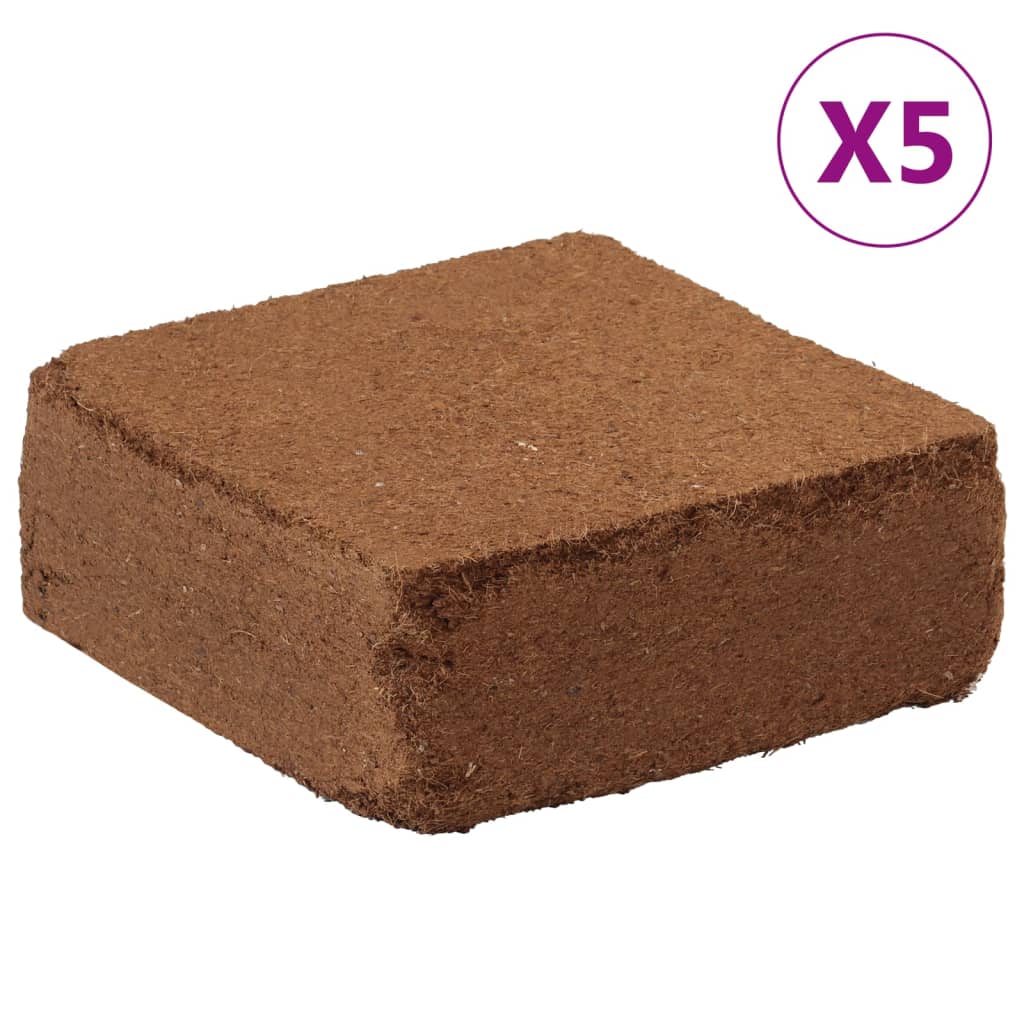 vidaXL kokosblock 5 × 5 kg