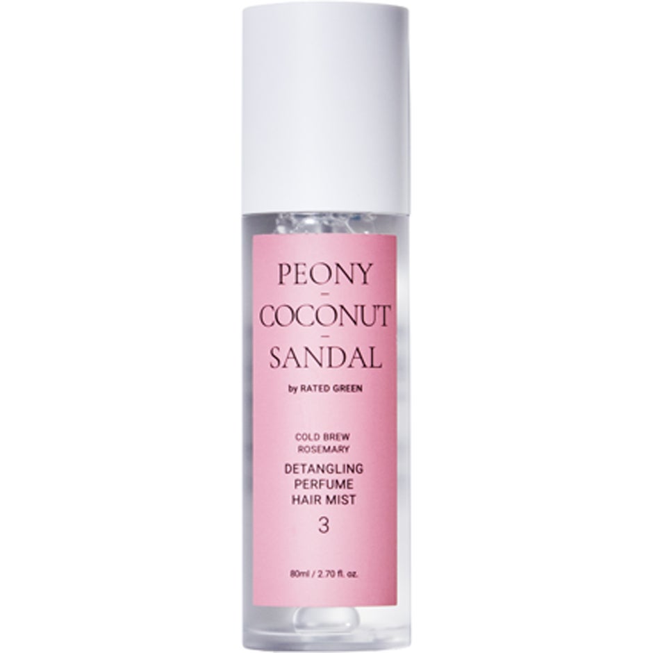 Rated Green Detangling Perfume Hair Mist Peony-Coconut-Sandal 80 ml