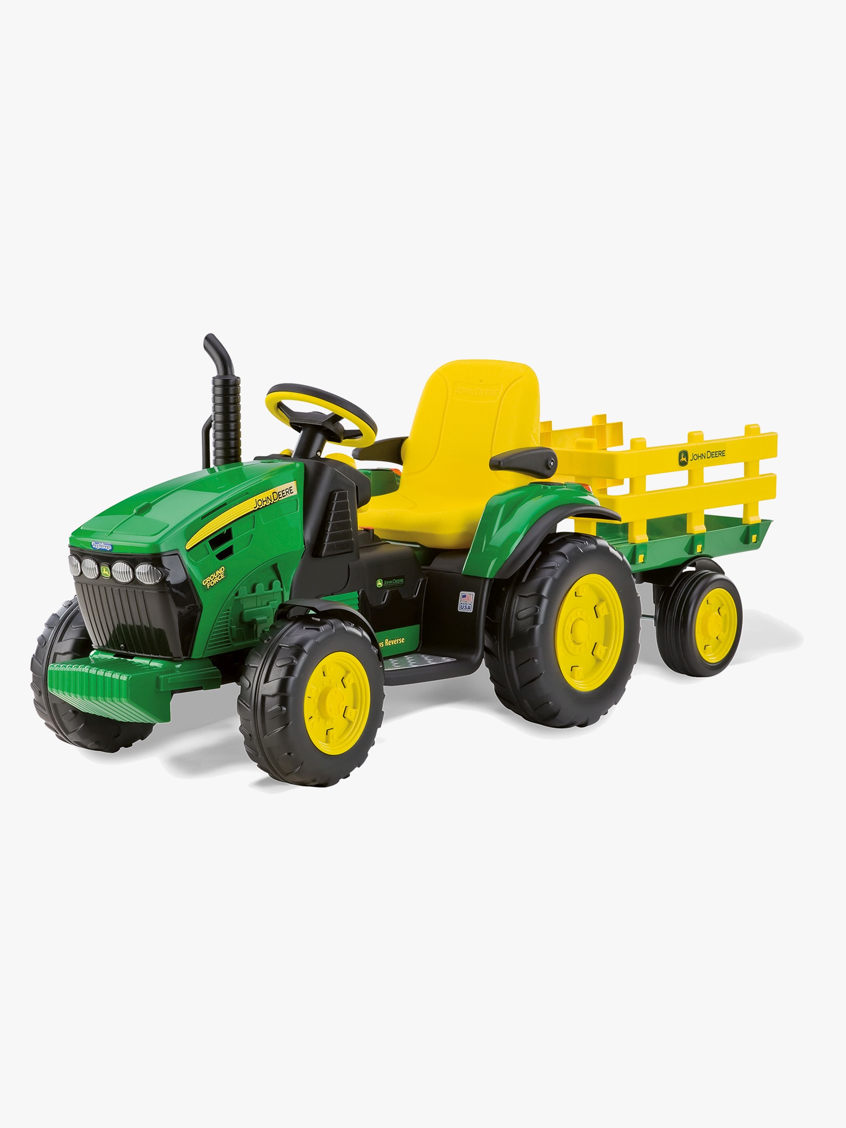 Peg Perego John Deere Ground Force med släp