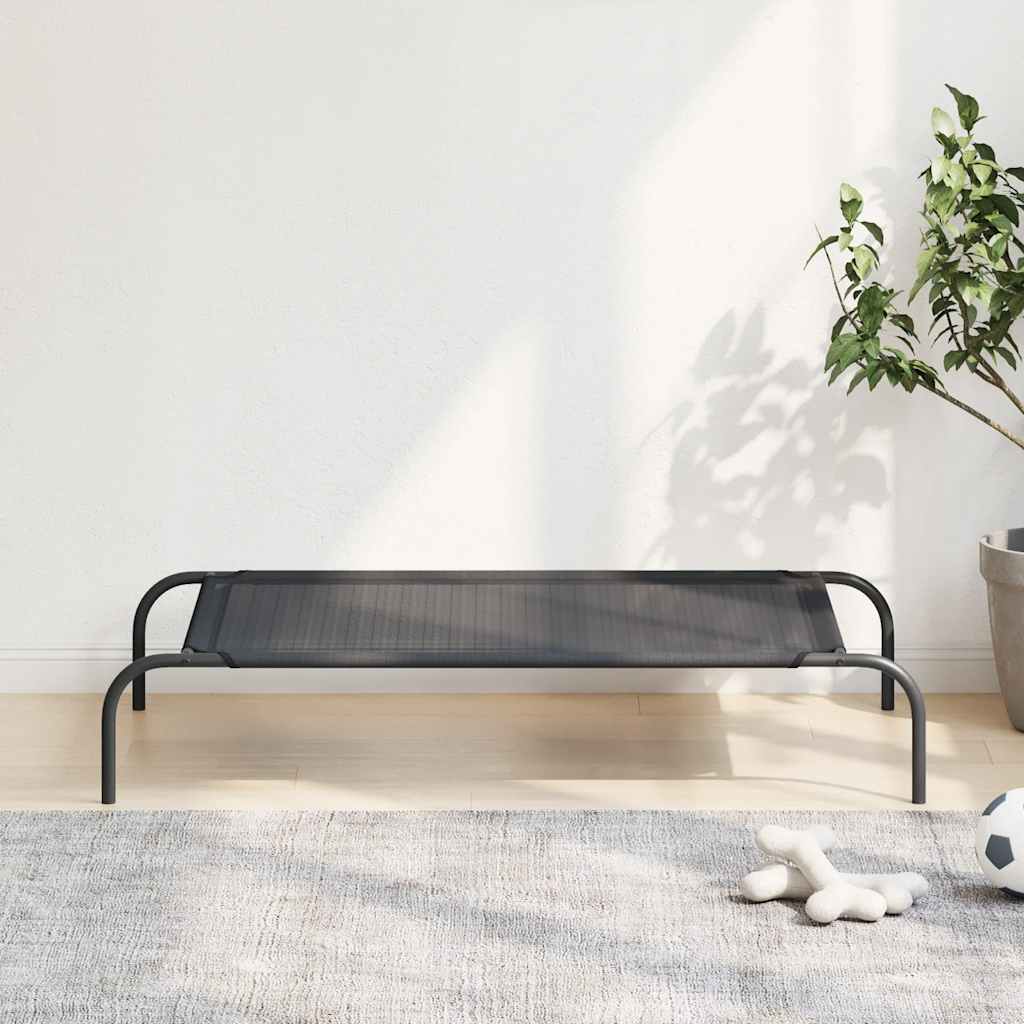 vidaXL Upphöjd hundbädd L 110 × 65 cm