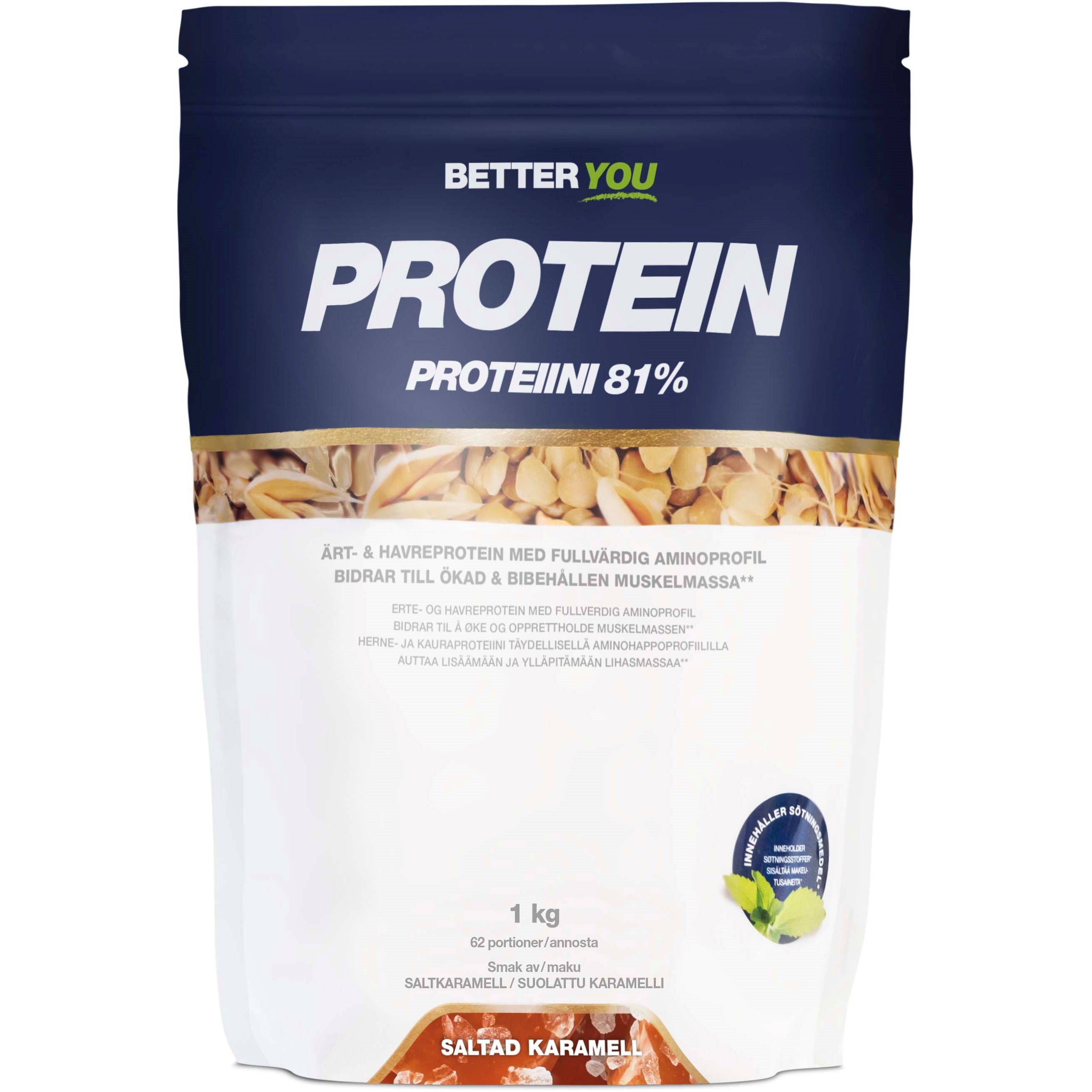 Better You Ärt- och havreprotein Salted Caramel 1 kg