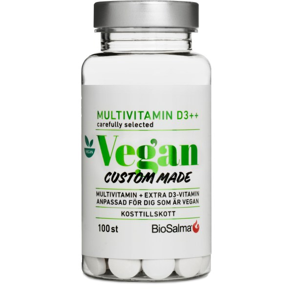 BioSalma Multivitamin Vegan D3++ 100 tabletter