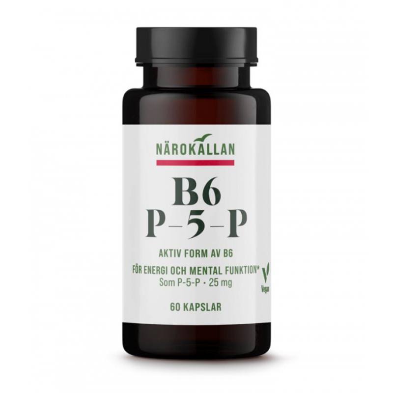 Närokällan B6 P-5-P 25 mg, 60 kapslar