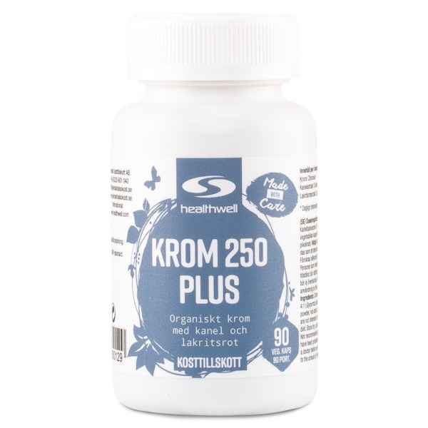 Healthwell Krom 250 Plus 90 kapslar