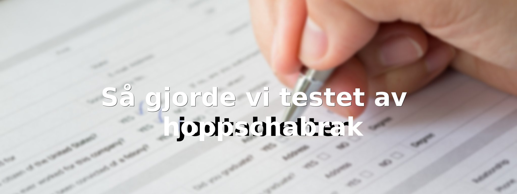 Så har vi jämfört hoppschabraken