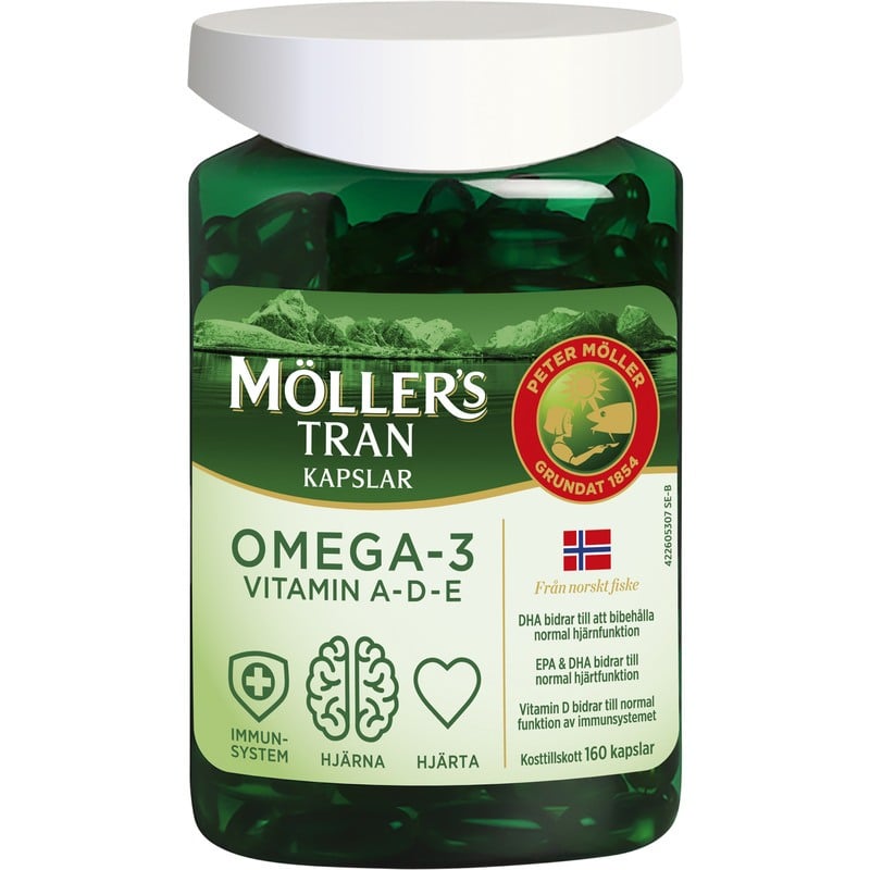 Möllers Tran 160 kapslar
