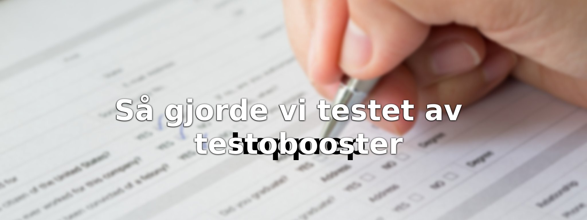 Så har vi bedömt testoboostrarna