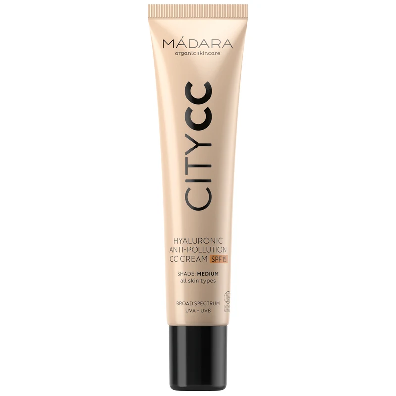 Mádara City CC Hyaluronic Anti-Pollution SPF 15 (Medium) 40 ml