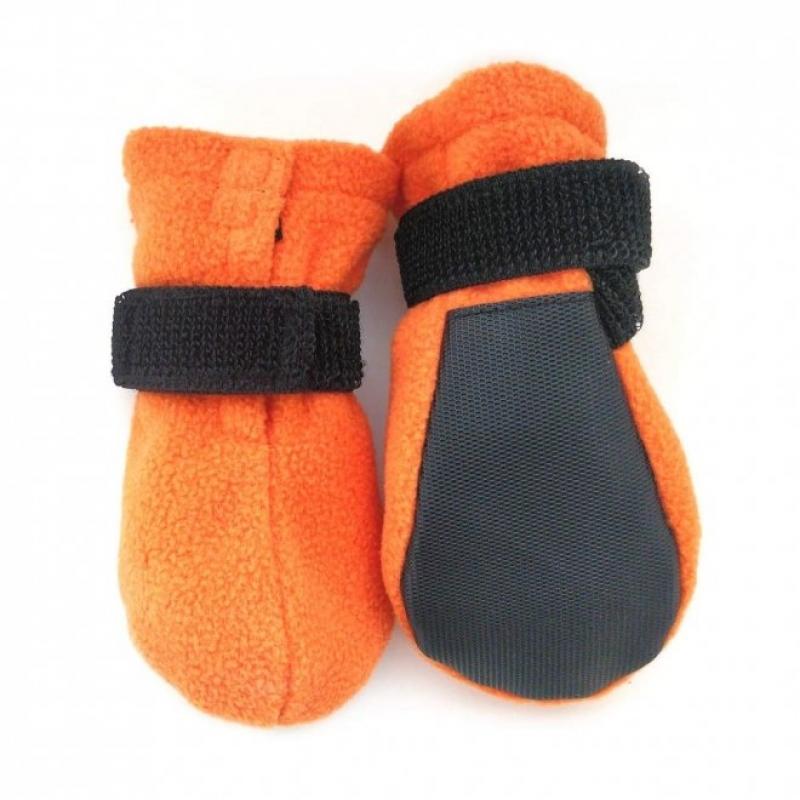 Basic Paws Fleece hundskor korta 4-pack