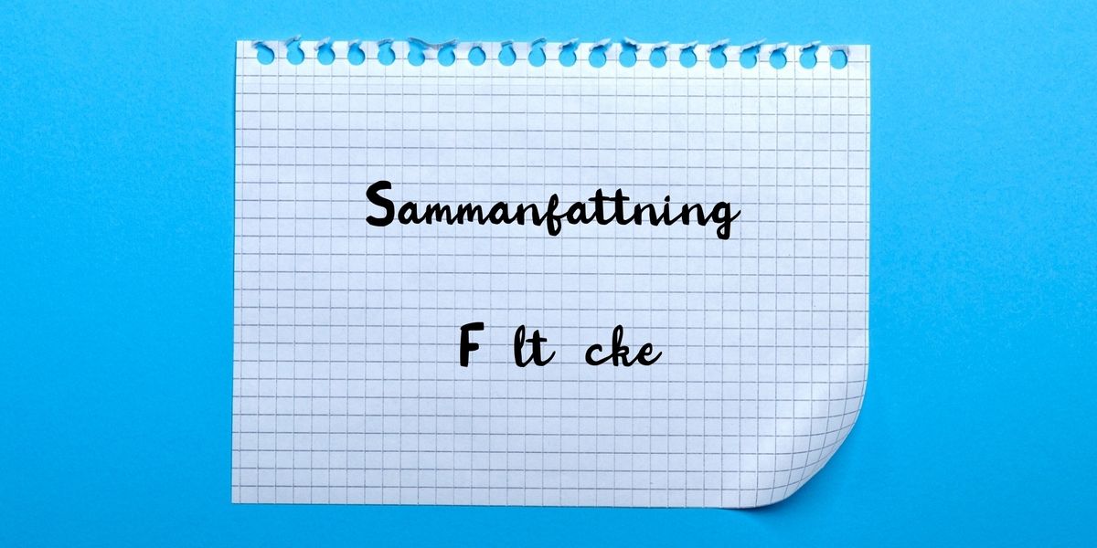 Sammanfattning