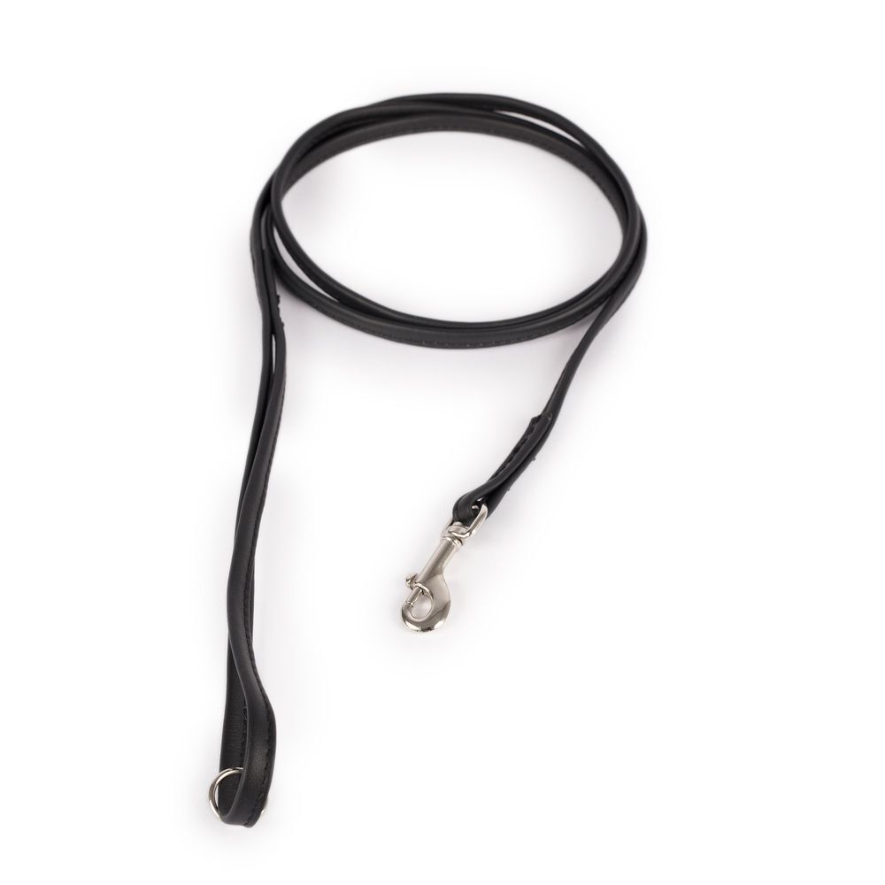 Feel Leather Slim svart 4 mm × 150 cm