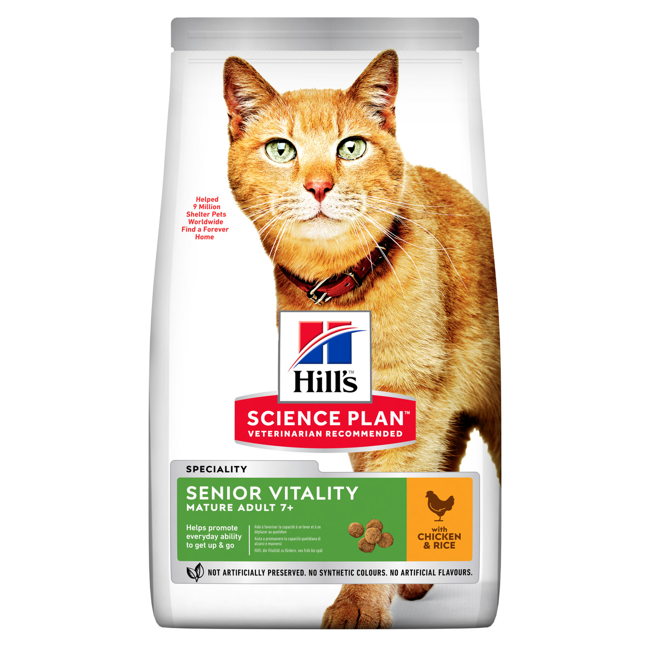 Hill's Science Plan Senior Vitality 7+ Kyckling och ris 1,5 kg
