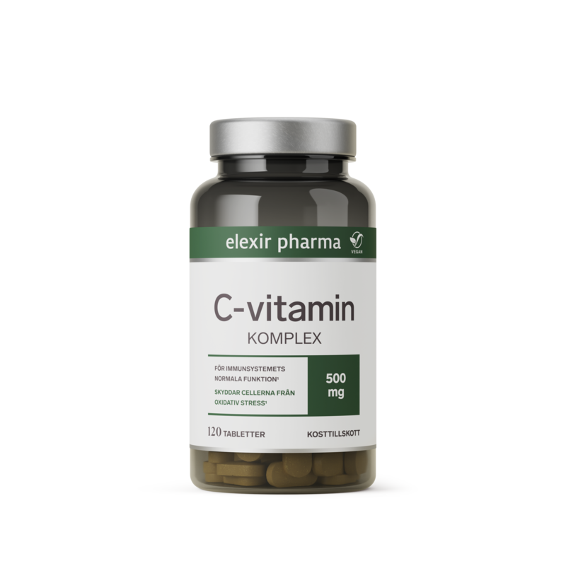 Elexir Pharma C-vitamin Komplex, 120 tabletter
