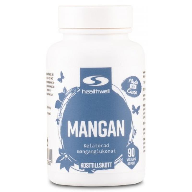 Healthwell Mangan 5 mg (90 kapslar)